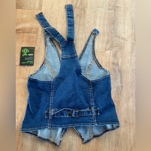 NWT Love Tree Blue Denim Vest - Missing Hardware! - Picture 2 of 4